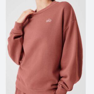 Accolade Crew Neck Pullover - Soft Terracotta
